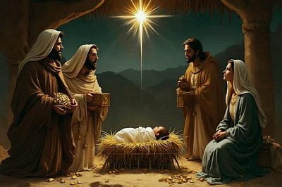 merry christmas nativity