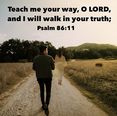 Ps 86:11Teach me your way, O LORD,and I will walk in your truth;